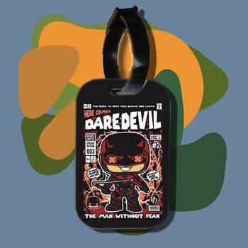 Thẻ hành lý cho túi xách balo du lịch in hình pop culture cartoon series - daredevil (nhiều màu)