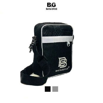 Túi đeo BATTLE ER B.G BB Phối Da Unisex Streetwear Bag