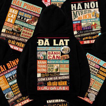 Áo khoác hoodie khóa kéo zip Đà Lạt Tỉnh Cao Nguyên Đông Nam Bộ dalat Kon Tum Gia Lai Đắc Lắc Đắc Nông fact UNDER MVR