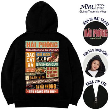 Áo khoác hoodie khóa kéo zip Hải Phòng haiphong fact UNDER MVR