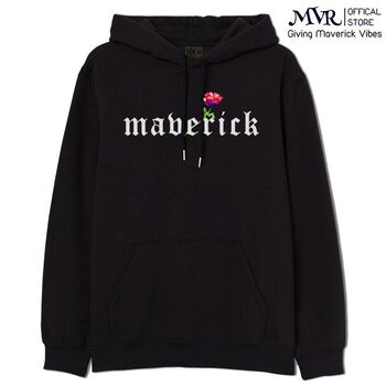 Áo khoác hoodie nam nữ tay dài hoa anh tuc cotton da cá form rộng oversize Logo Maverick KK2076