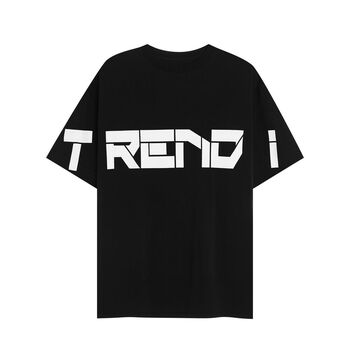 Áo thun Trendi-vision iconic đen