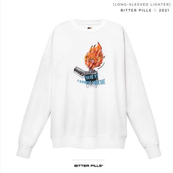 Áo tay dài  you are my favorite medicine - Bitter Pills