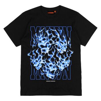 Áo thun Morning Warning Flame Skulls - Sọ Lửa - Áo Thun Unisex Form Rộng Tay Lỡ Oversize Cotton 100% Local Brand