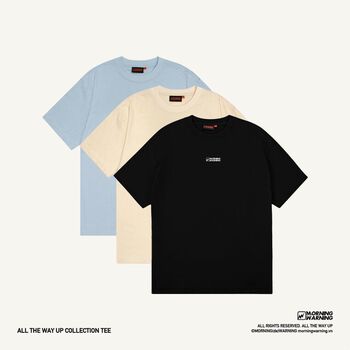 Áo thun Morning Warning OG -  Áo Thun Unisex Form Rộng Tay Lỡ Oversize Cotton 100% Local Brand