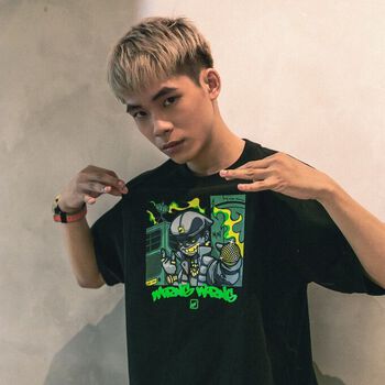 Áo thun Morning Warning Rapstar - Ngôi Sao Nhạc Rap - Áo Thun Unisex Form Rộng Tay Lỡ Oversize Cotton 100% Local Brand