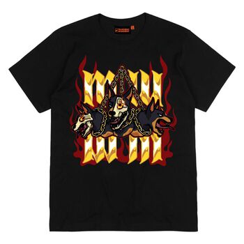 Áo thun Morning Warning Three Hounds - Ba Con Chó - Áo Thun Unisex Form Rộng Tay Lỡ Oversize Cotton 100% Local Brand