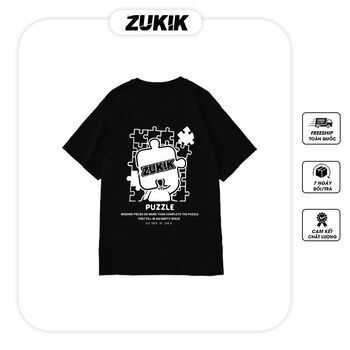 Áo thun unisex oversize Puzzle - ZUKIK