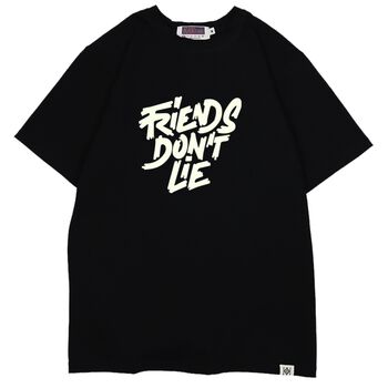 Áo thun phát sáng in chữ Friends Dont Lie - LIKA30032026 - Đen