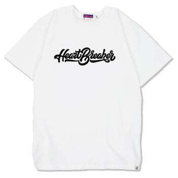 Áo thun in chữ Heart Breaker - Trắng