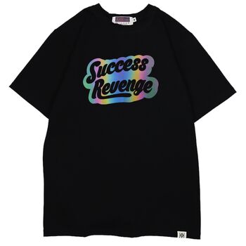 Áo phản quang 7 màu chữ Success Revenge - LIKA30032007 -  Đen