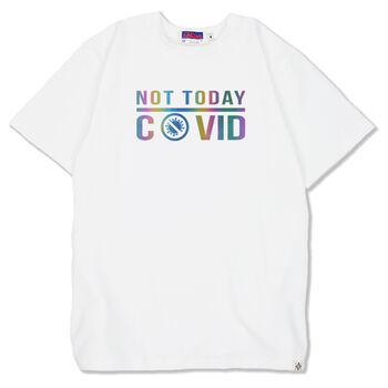 Áo phản quang 7 màu chữ Not Today COVID - LIKA30032001 - Trắng