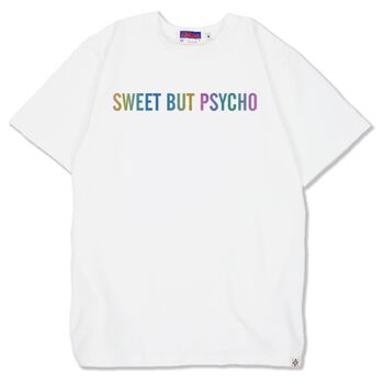 Áo phản quang 7 màu chữ Sweet but psycho - LIKA30032012 - Trắng