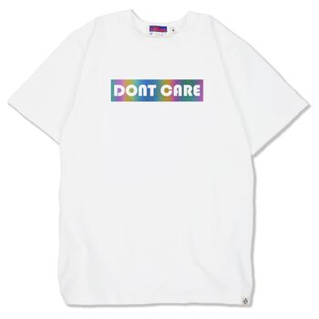 Áo phản quang 7 màu chữ Dont Care - Trắng