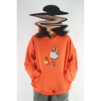Áo hoodie unisex chodole chất liệu hoodie nỉ, đẹp form rộng cho cả nam và nữ in hình độc đáo Dragonball - Pocket Tee