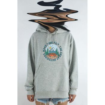 Áo khoác hoodie unisex xẻ tà in hình Great Outdoors Series - Caravan Camping