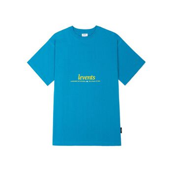 Áo thun LEVENTS Play Logo/ Blue Turquoise