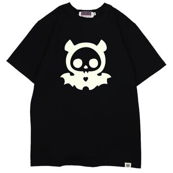 Áo thun hình đầu lâu dơi dạ quang phát sáng ban đêm - LIKA11042018 - Kak