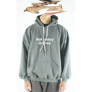 Áo hoodie unisex chodole chất liệu hoodie nỉ, đẹp form rộng cho cả nam và nữ in chữ Not today drama