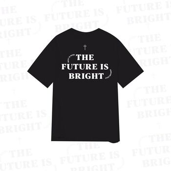 Áo thun Nam ngắn tay rách gấu unisex Future Bright Tee Arowlight màu đen