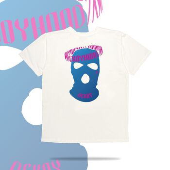 COOL GRADIENT BALACLAVA TEE | Áo Thun DEKOY cotton 2 chiều