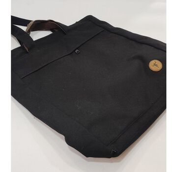 BALO X TÚI XÁCH 3in1 vải canvas phù hợp đi học đi chơi (NINSHINO TUK 1 - BLACK)