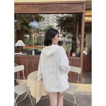 ÁO KHOÁC HOODIE ZIP PASTEL