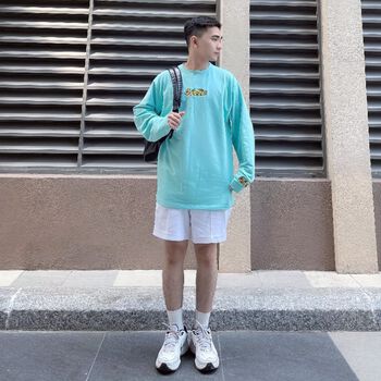 Áo Thun Tay Dài Xanh MIN