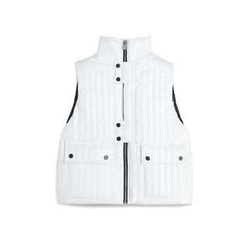 Áo phao vest GOLDIE PUFFER VEST màu trắng