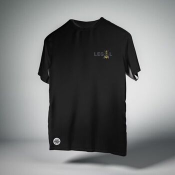 Áo logo Ong vàng với hoa Peony