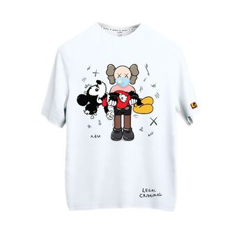 Áo thun Kaws cứu nạn Mickey form regular và form oversize by Legal Criminal