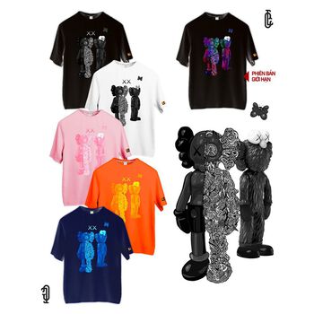 Áo Thun Kaws Monotone V4 BFF form regular và form oversize by Legal Criminal