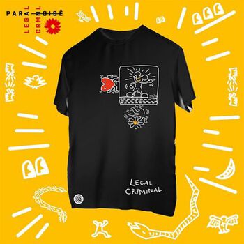 Áo thun Mickey inspired by Keith Haring form regular và oversize by Legal Criminal