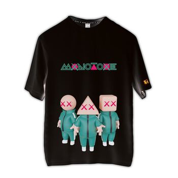 Áo thun Monotone Squid Game Tracksuit form Oversize và Regular fit