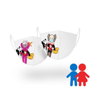 Cặp Khẩu trang trẻ em Stay Safe inspired by KAWS