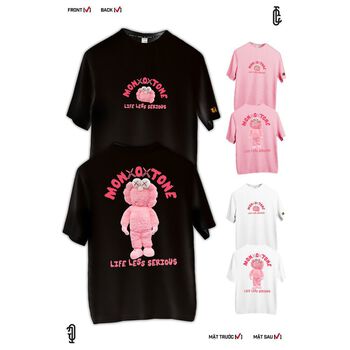 Kaws Monotone plush by Legal Criminal hai mặt form regular và form oversize