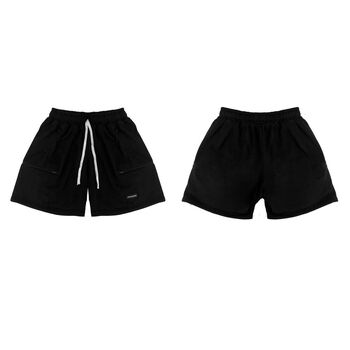 Quần Short RANVERBAE BASIC DE ZIP Short Đen