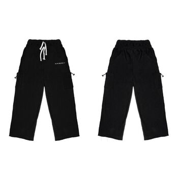 Quần Thun Dài RANVERBAE DOUBLÉ WAIST BAND Đen