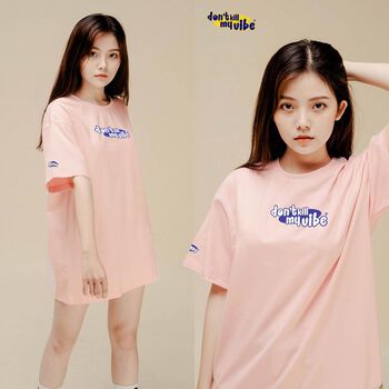 Áo thun Basic form rộng | DKMV Pink Basic Tee