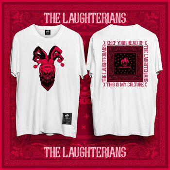 [RED VERSION] Laughterian Pattern - Áo Phông Họa Tiết Bandana T Shirt - 100% Cotton