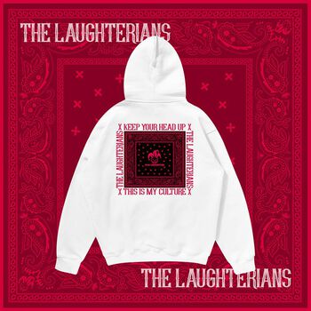 [RED VERSION] LAUGHTERIAN PATTERN - HOODIE HỌA TIẾT BANDANA NỈ DA CÁ
