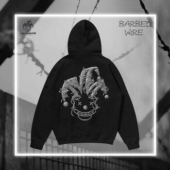 The Laughter - BARBED-WIRE HOODIE - Áo MŨ NỈ DA CÁ