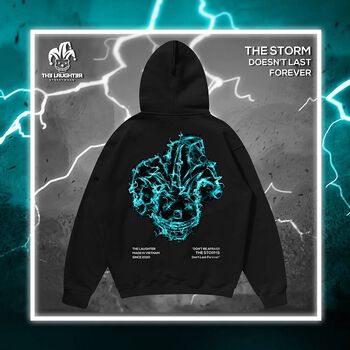 The Laughter - HOODIE LIGHTNING - Áo MŨ NỈ DA CÁ