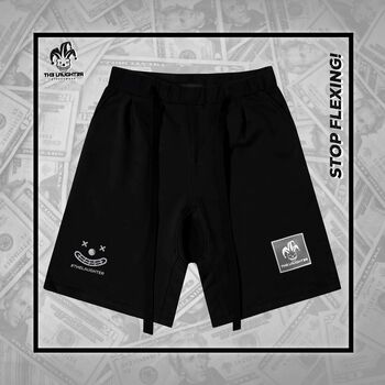 [The Laughter] �NO FLEX GLITTER Harem Shorts - Quần Short Thụng Hip Hop