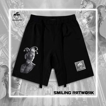 [The Laughter] �Smiling Artwork Shorts -  Quần Short Đũng Thụng Hip Hop