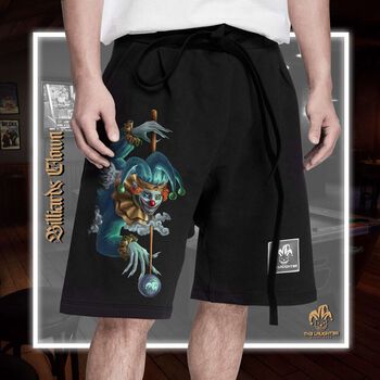 [The Laughter] BILLIARDS CLOWN Shorts -  Quần Short Đũng Thụng Hip Hop