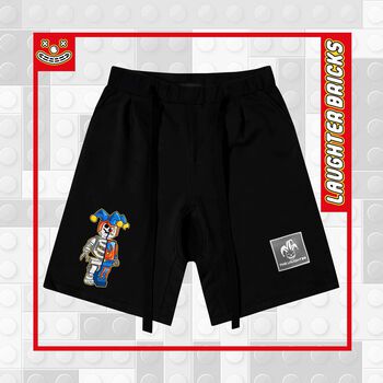 [The Laughter] ��LAUGHTER BRICKS Shorts -  Quần Short Lego Đũng Thụng Hip Hop