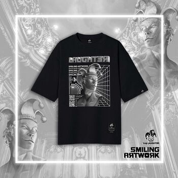�[The Laughter] - SMILING ARTWORK T Shirt - Áo Phông Oversized Unisex 100% Cotton
