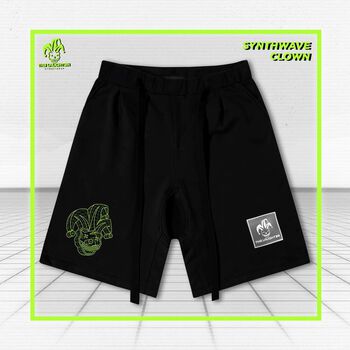 [The Laughter] SYNTHWAVE Shorts - Quần Short Đũng Thụng Hip Hop