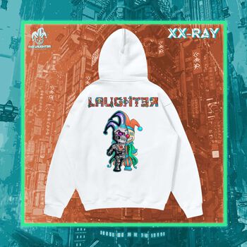 [The Laughter] XX-Ray Áo MŨ HOODIE - NỈ DA CÁ